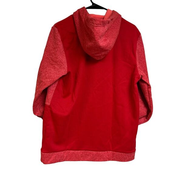 Nike Womens Size M Therma-Fit Two-Tone Cowl Neck Hoodie Extra Zip Pocket - Picture 3 of 6